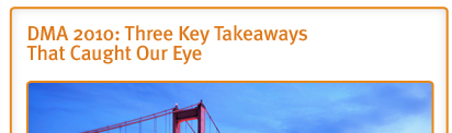 DMA2010: Three Key Takeaways That Caught Our Eye